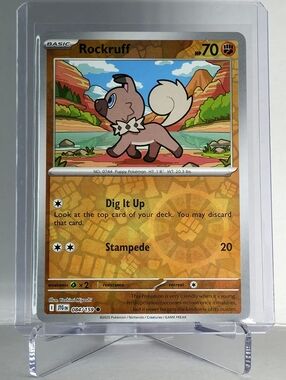 Pokémon TCG - Rockruff - Journey Together - Reverse Holo - 084/159